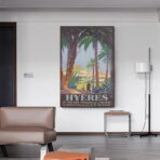 vintage poster hyeres 1