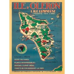 vintage poster ile doleron 1