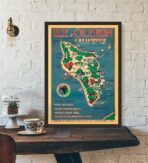 vintage poster ile doleron 1