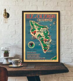 vintage poster ile doleron 1