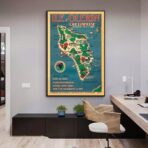 vintage poster ile doleron 1
