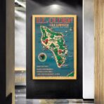 vintage poster ile doleron 1