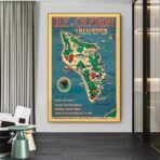 vintage poster ile doleron 1