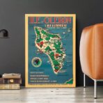 vintage poster ile doleron 1