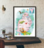vintage poster mauritius 1