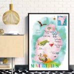 vintage poster mauritius 1