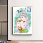 vintage poster mauritius 1