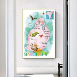 vintage poster mauritius 1