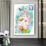 vintage poster mauritius 1
