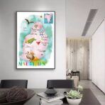 vintage poster mauritius 1