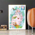 vintage poster mauritius 1