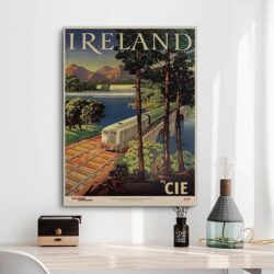 vintage poster irland