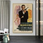 vintage james bond poster 1