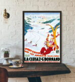 vintage poster la cluzaz 1