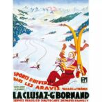 vintage poster la cluzaz 1