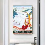 vintage poster la cluzaz 1