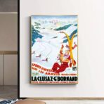 vintage poster la cluzaz 1