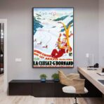vintage poster la cluzaz 1