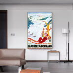 vintage poster la cluzaz 1