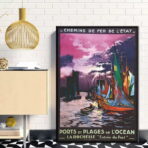 vintage poster la rochelle 1