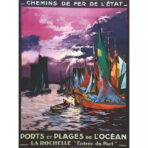 vintage poster la rochelle 1