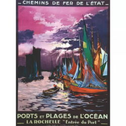 vintage poster la rochelle 1