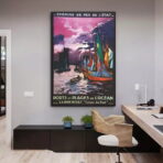 vintage poster la rochelle 1