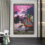 vintage poster la rochelle 1
