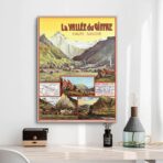 vintage poster the vallee du giffre 1