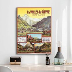 vintage poster the vallee du giffre 1