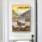 vintage poster the vallee du giffre 1