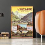 vintage poster the vallee du giffre 1