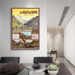 vintage poster the vallee du giffre 1
