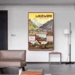 vintage poster the vallee du giffre 1