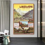 vintage poster the vallee du giffre 1