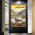 vintage poster the vallee du giffre 1