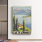 vintage poster lac dannecy 1