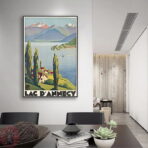 vintage poster lac dannecy 1