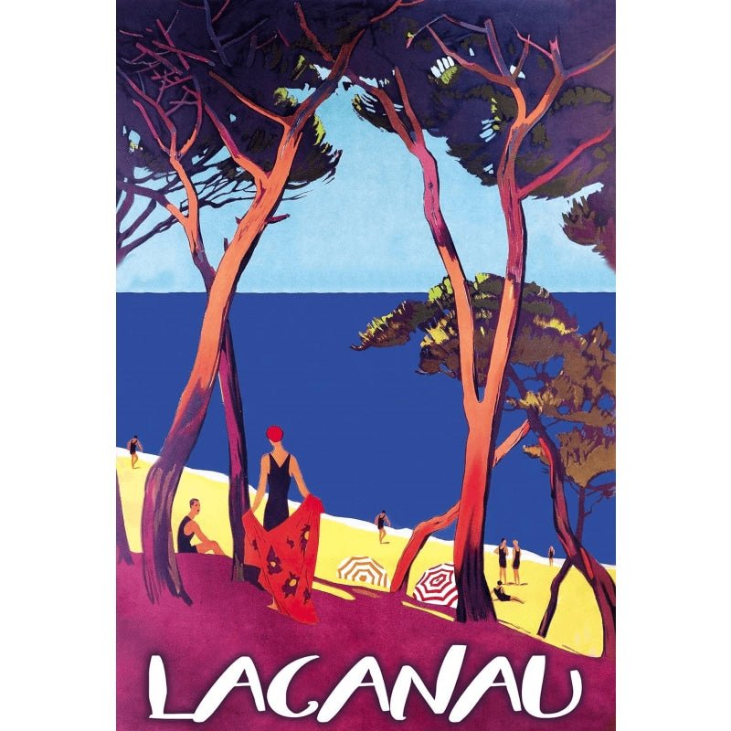 vintage poster lacanau 1 vintage poster lacanau 1