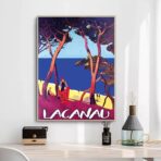 poster lacanau vintage 1