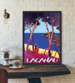 vintage poster lacanau 1