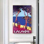 poster lacanau vintage 1