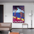 vintage poster lacanau 1