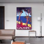 poster lacanau vintage 1