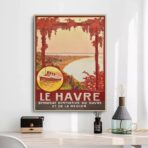 vintage poster le havre 1