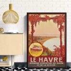vintage poster le havre 1