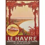 vintage poster le havre 1