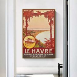 vintage poster le havre 1
