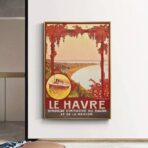 vintage poster le havre 1
