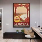 vintage poster le havre 1
